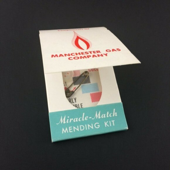 Vintage Manchester Gas Company Advertising Miracle Match Mending Kit - Picture 6 of 12